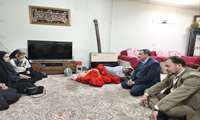 سرکشی مشاور بانوان وزیر جهاد کشاورزی از خانواده شهدای جهاد کشاورزی